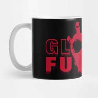 Gloomy Future Doomsday Prepper Design Red Mug